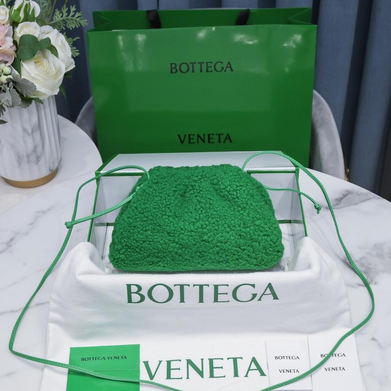 Bottega Veneta Clutches Bags 585852 Green Fluffy Cloud Bag